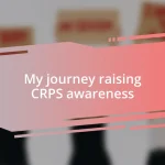 My journey raising CRPS awareness